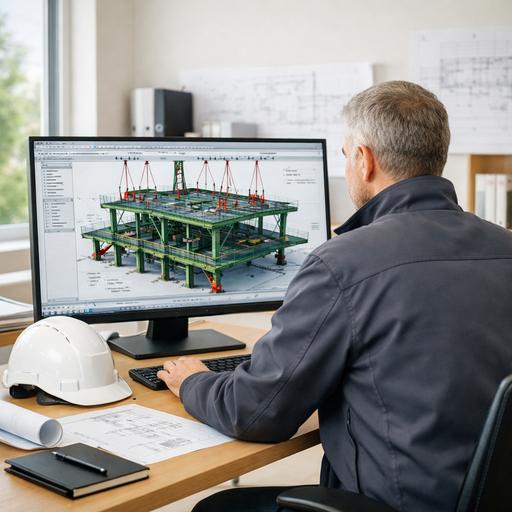 Planering och design av lyftprojekt på datorskärm